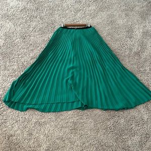 Green Maxi Skirt